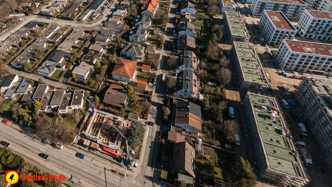 11.02.2023 - Neubau eines Mehrfamilienhause in der Niederalmstraße 16 in Neuperlach-Trudering